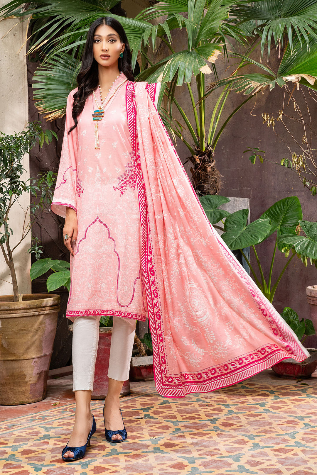 0229-PRINT-A DIGITAL PRINTED LAWN UNSTITCHED