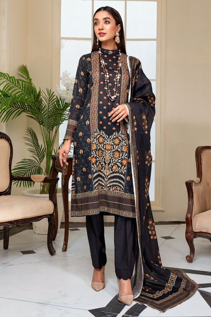 0285-PRINT-A DIGITAL PRINTED LAWN UNSTITCHED