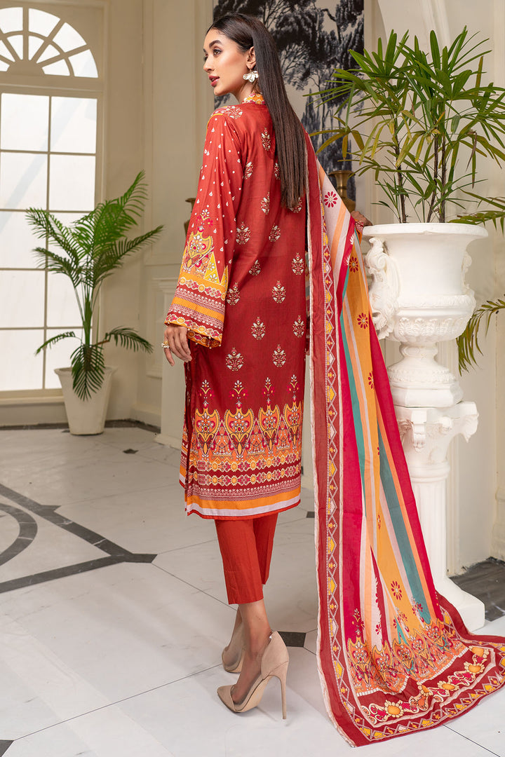 0287-PRINT-A DIGITAL PRINTED LAWN UNSTITCHED