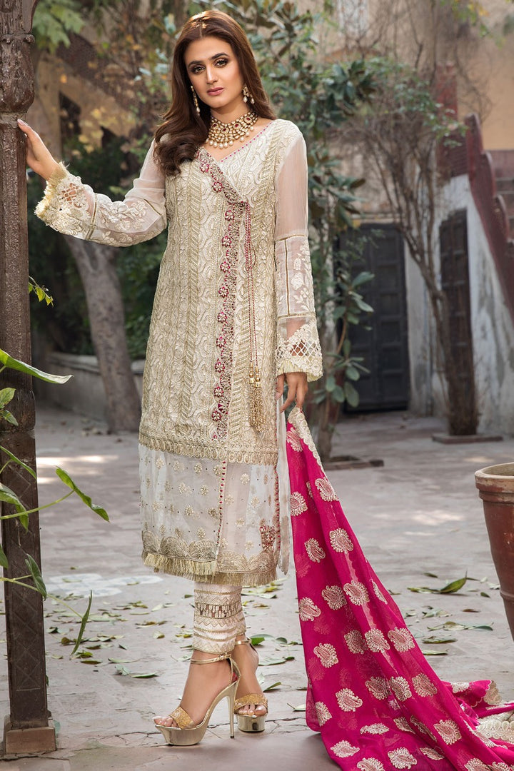 2350-IVORY-ALLURE EMBROIDERED CRINKLE CHIFFON UNSTITCHED
