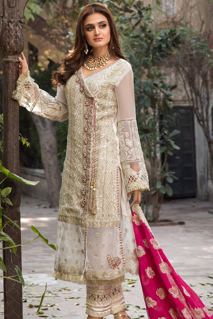 2350-IVORY-ALLURE EMBROIDERED CRINKLE CHIFFON UNSTITCHED