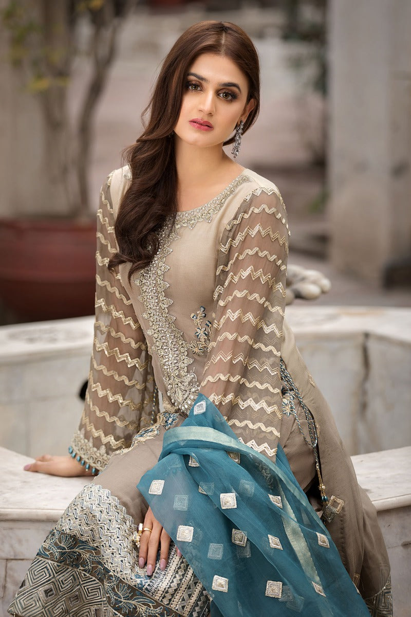 2351-ASHER-OMBRE EMBROIDERED CRINKLE CHIFFON UNSTITCHED