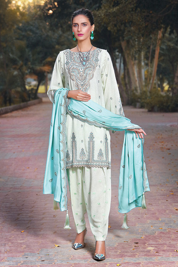 2409-FOLK-JADE EMBROIDERED KARANDI UNSTITCHED