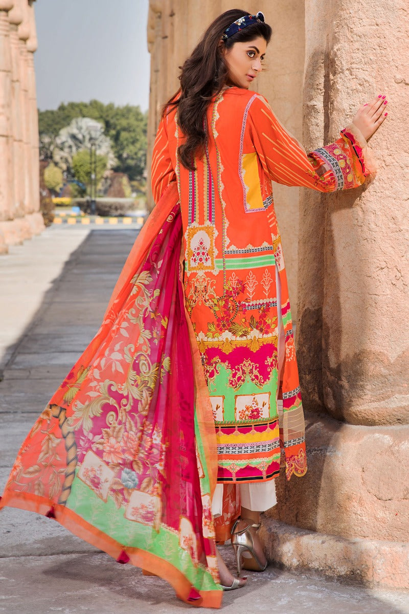 2527-FLAMINGO DIGITAL PRINTED LAWN UNSTITCHED