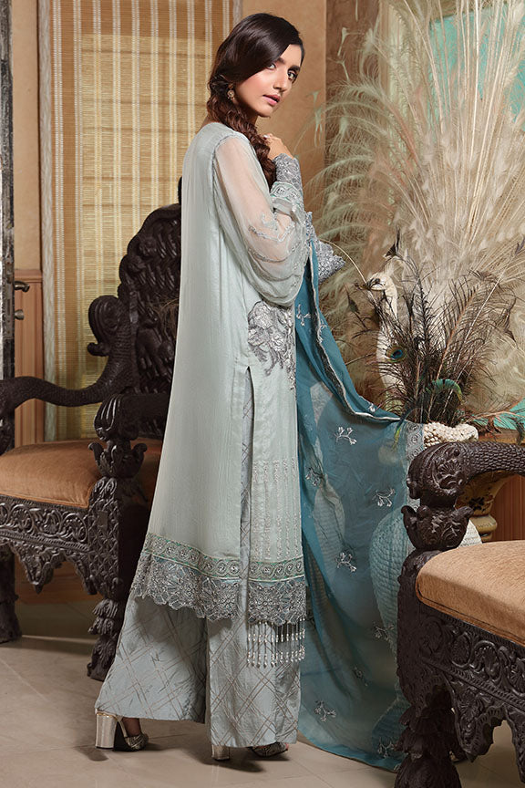 2293-FINE-SHADOW EMBROIDERED BEMBERG CHIFFON UNSTITCHED