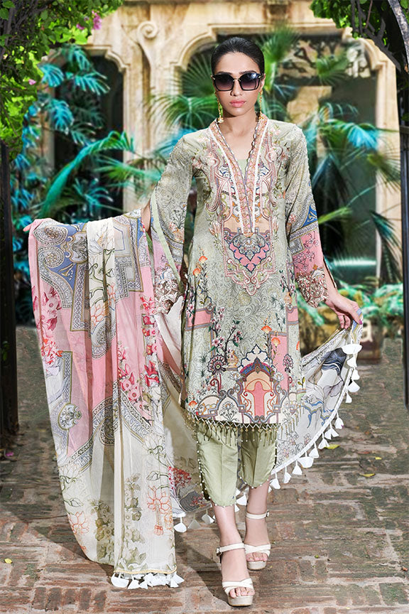 2313-TURKISH-SUMMER DIGITAL PRINTED LAWN UNSTITCHED