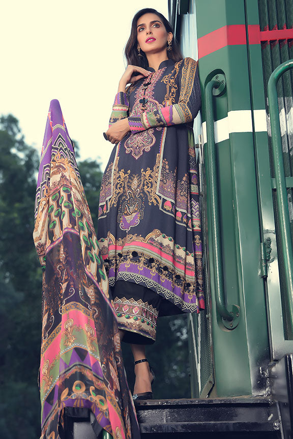 2381-LUSH-COAL DIGITAL PRINTED LINEN UNSTITCHED