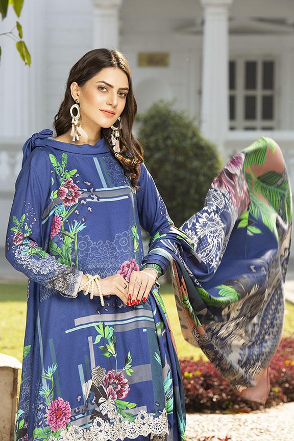 2423-TROPICAL-CHIC DIGITAL PRINTED COTAIL STITCHED