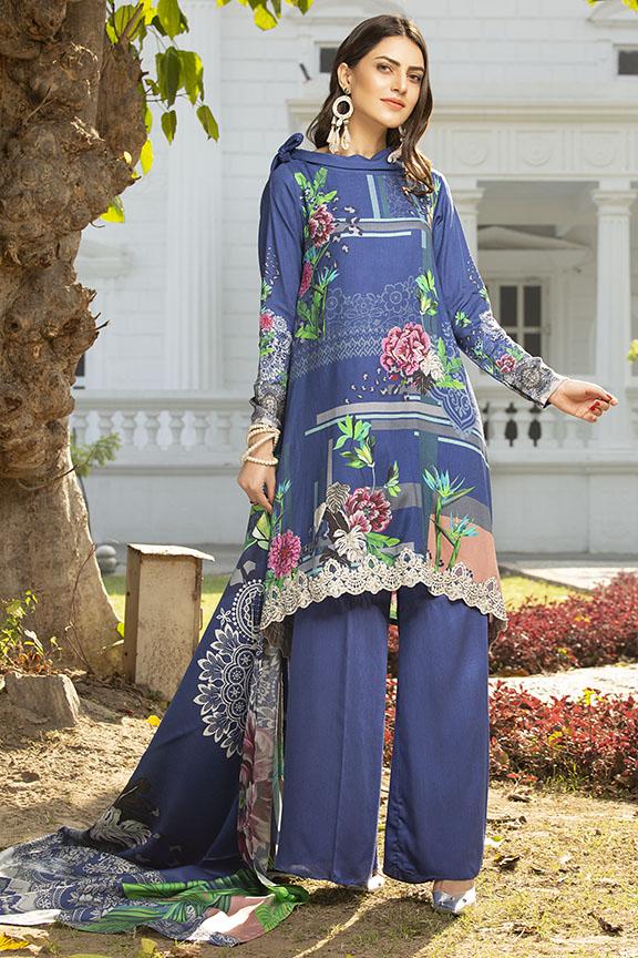 2423-TROPICAL-CHIC DIGITAL PRINTED COTAIL STITCHED